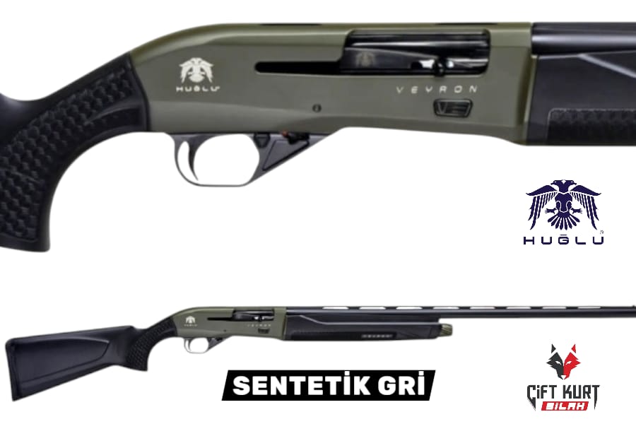 Huğlu VEYRON SENTETİK GRİ Tüplü Şarjörlü Yarı Otomatik Av Tüfeği